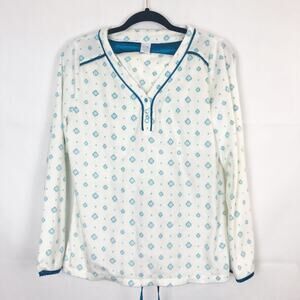 Adonna Two Piece Pajama Set 100% Polyester Size S